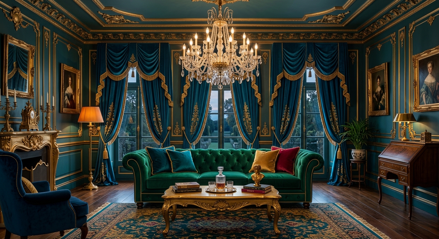 Delphine — Theatrical Jewel-Tone